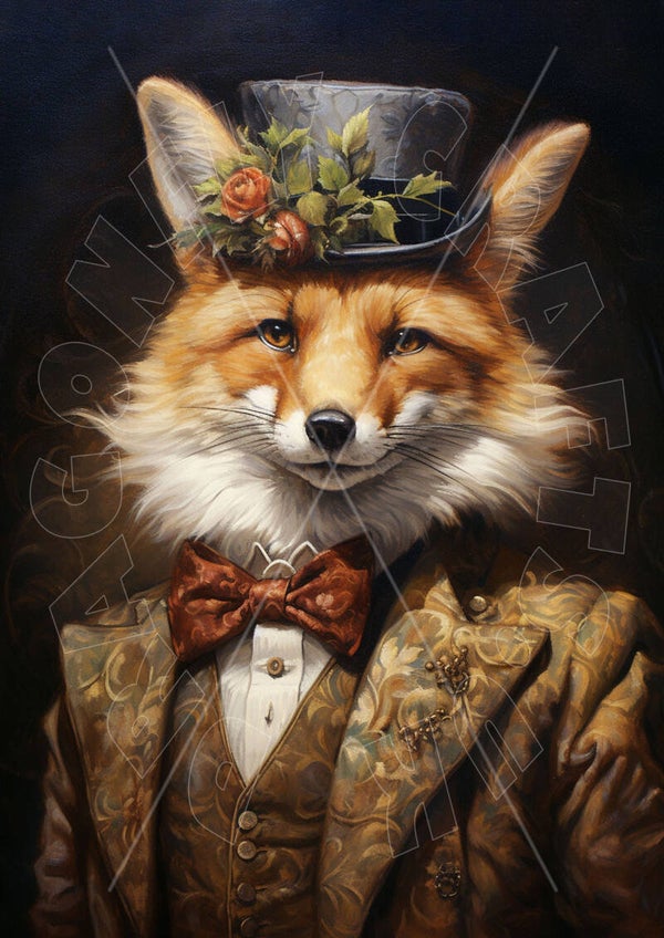 Foxy Gentleman 1 Rice Paper