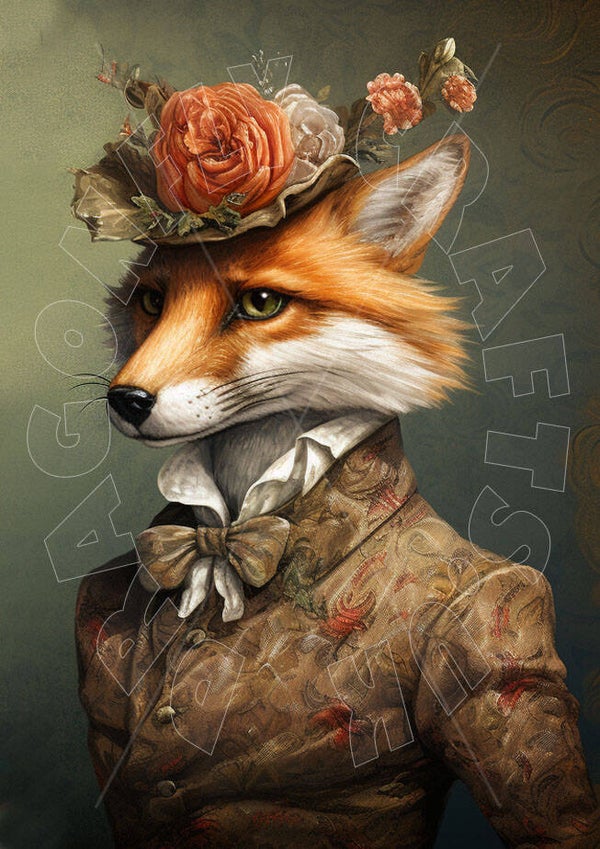 Foxy Lady 1 Rice Paper