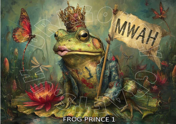 Frog Prince 1 Rice Paper