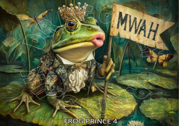 Frog Prince 4 Rice Paper