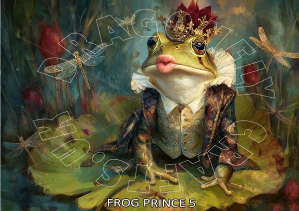 Frog Prince 5 Rice Paper