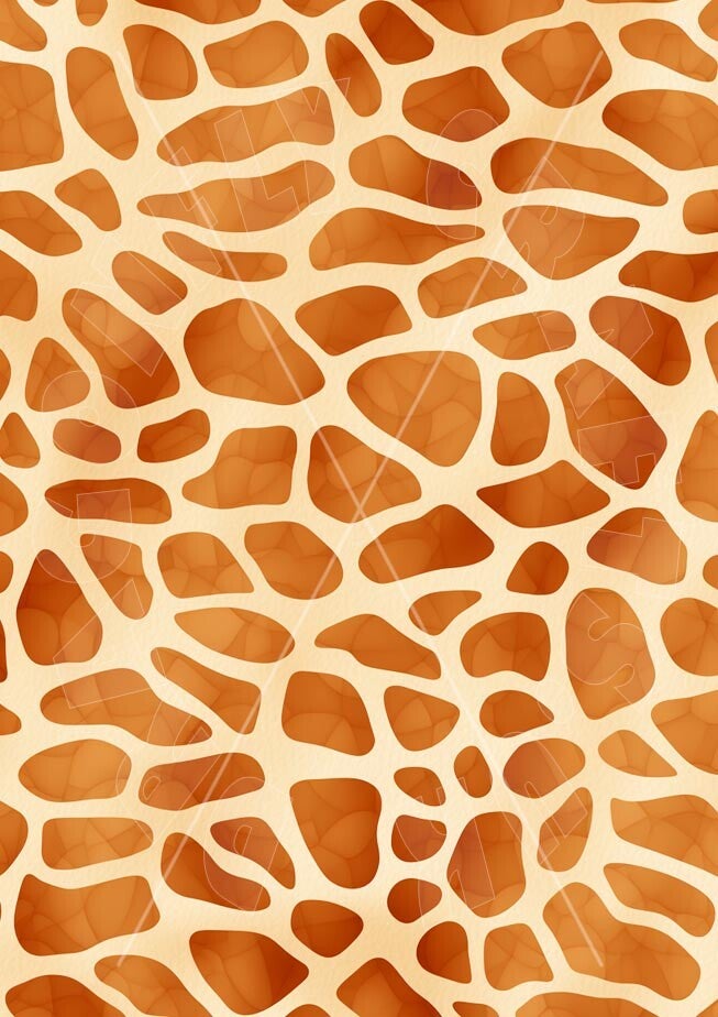 Giraffe Background Rice Paper