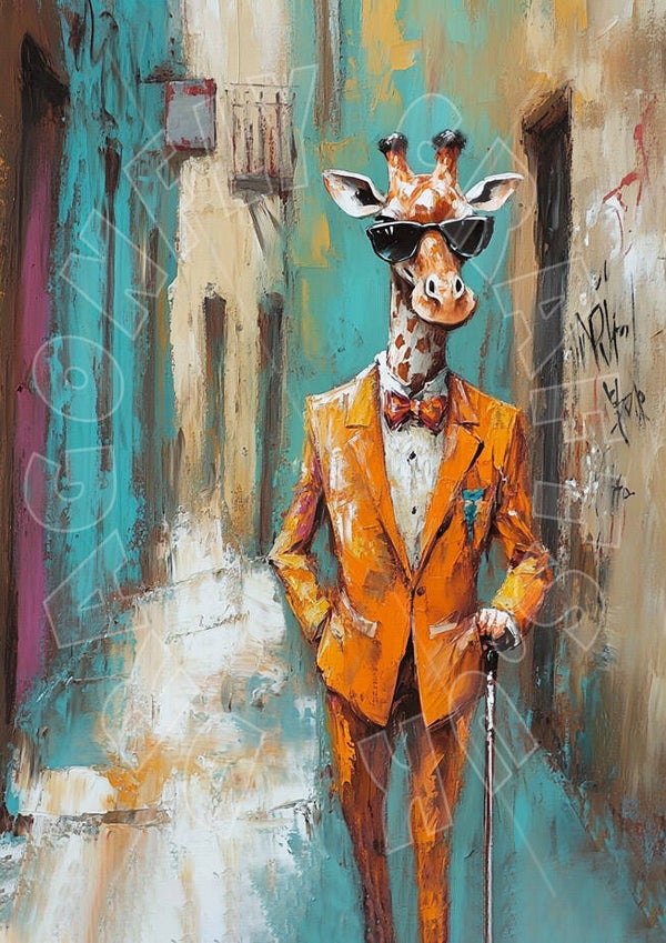 Giraffe Style 2 Rice Paper