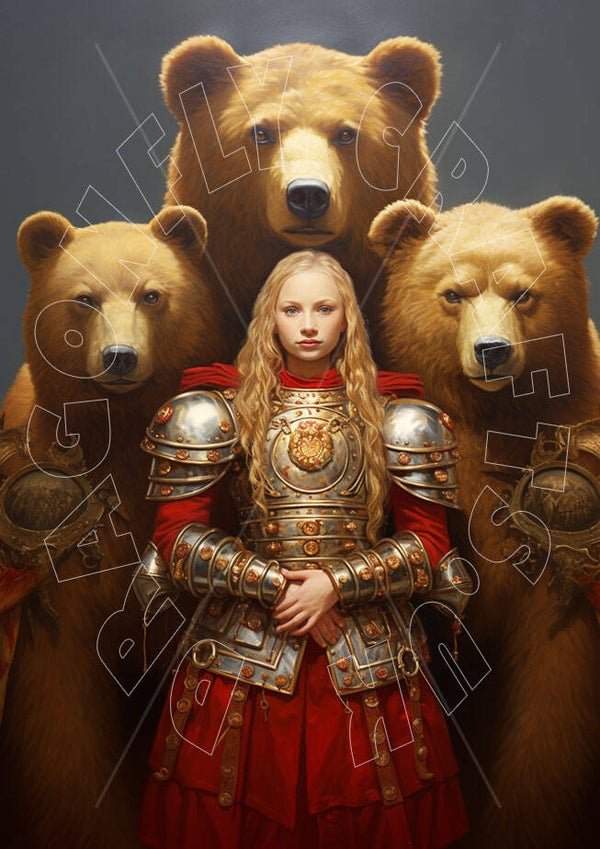 Goldie And The Bears Rice Paper