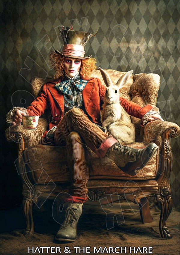 Hatter & the March Hare Rice Paper
