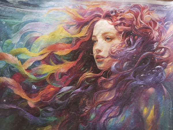 SECONDS - Mermaid Rainbow A2 40gsm Fibreless Rice Paper (S3)