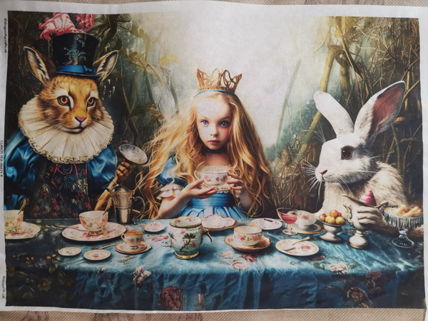 SECONDS - Tea party 4 A3 40gsm Fibreless Rice Paper (C9)