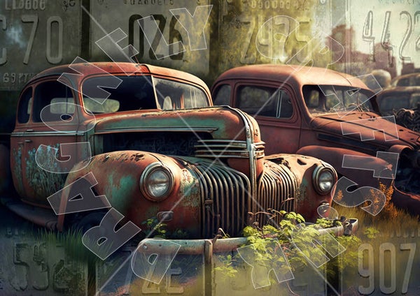 Junkyard 1 Rice Paper