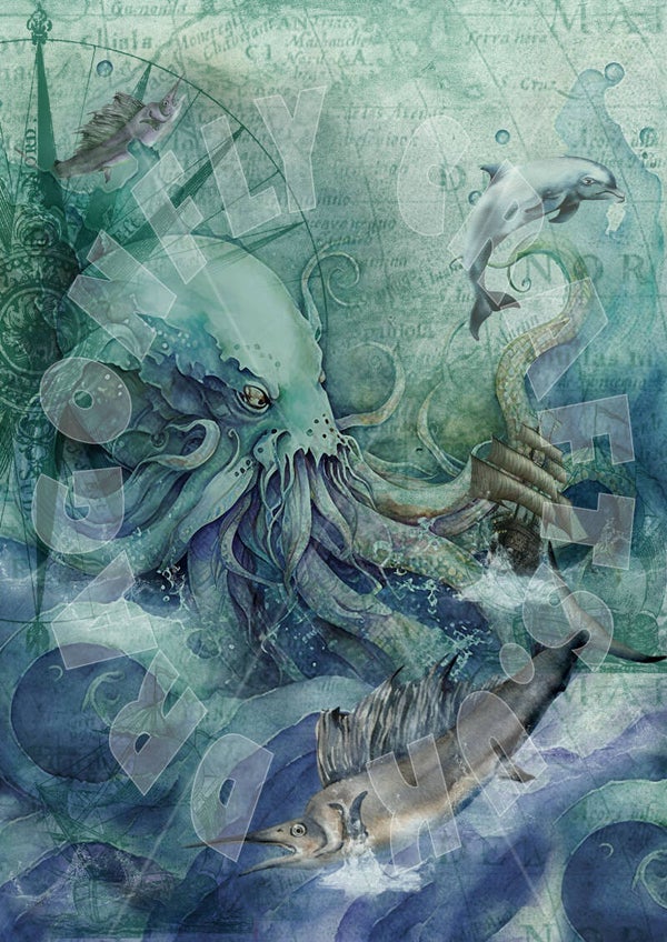 Kraken 1 Rice Paper