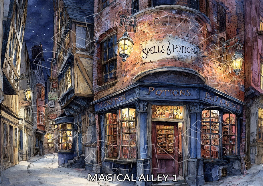 Magical Alley 1 Rice Paper