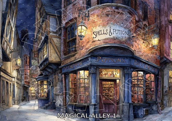 Magical Alley 1 Rice Paper