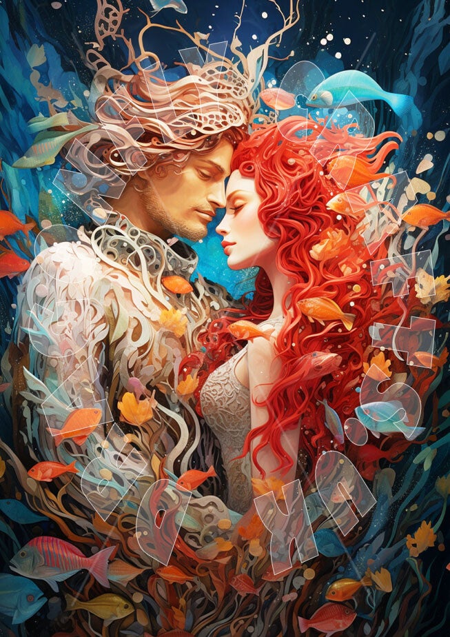 Merfolk Lovers 2 Rice Paper