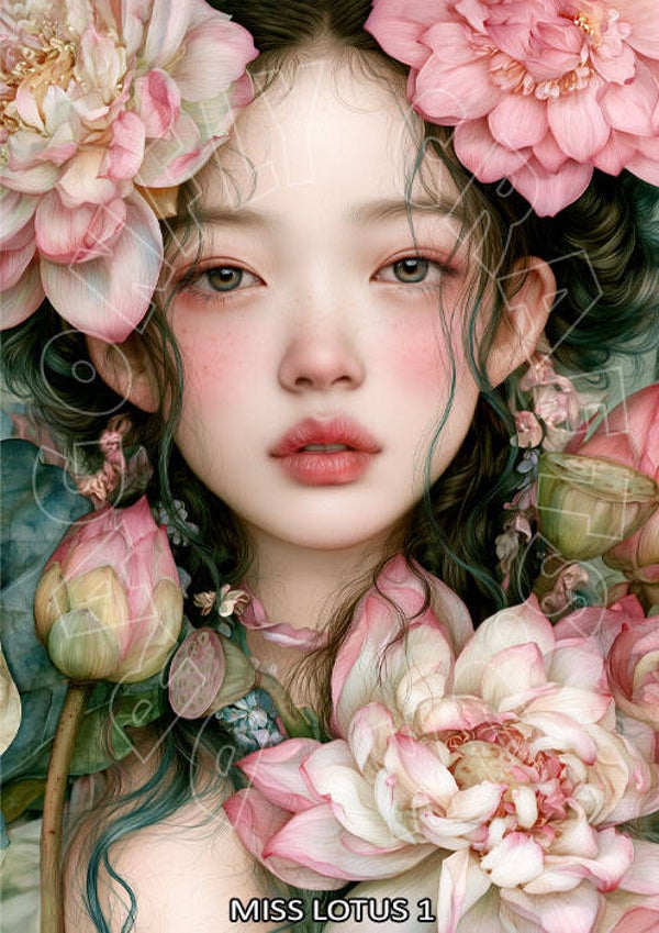 Miss Lotus 1 Rice Paper