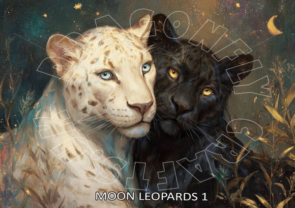 Moon leopards 1 Rice Paper
