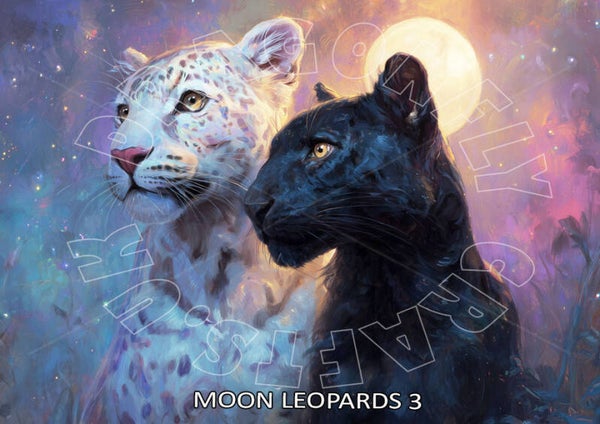 Moon leopards 3 Rice Paper