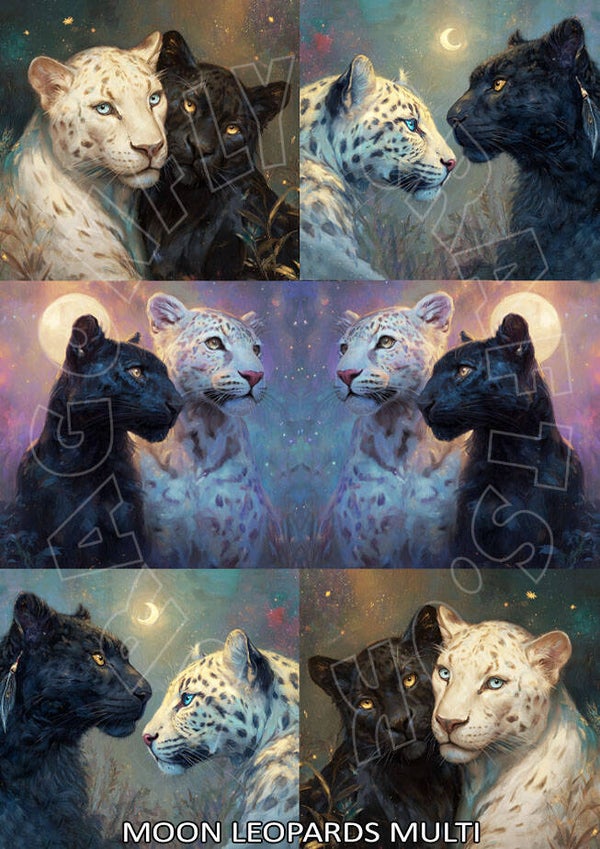Moon leopards Multi Rice Paper