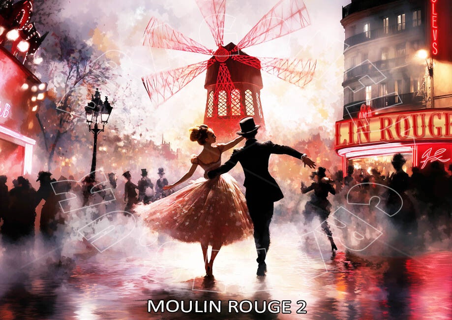 Moulin Rouge 2 Rice Paper