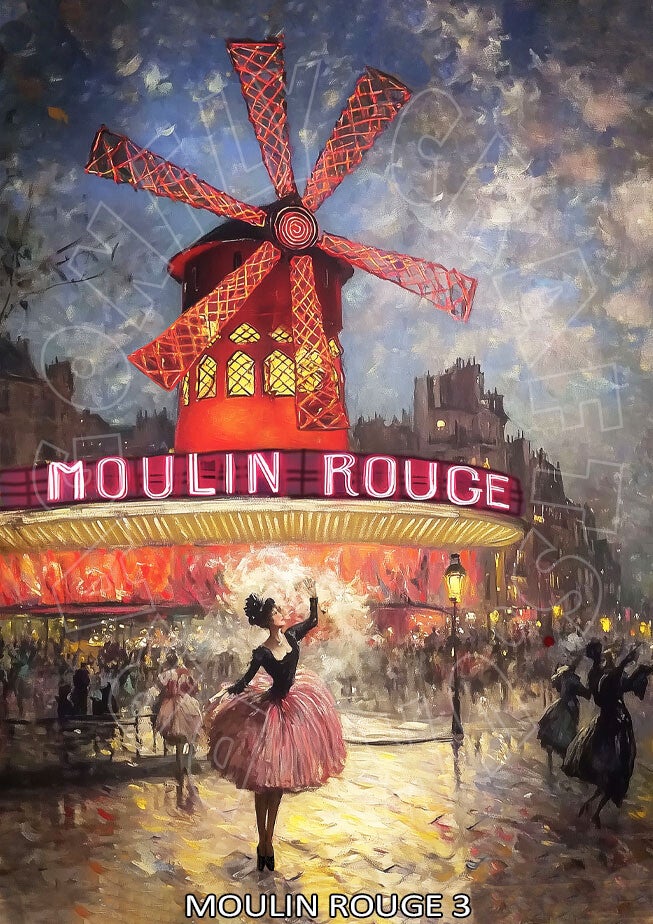 Moulin Rouge 3 Rice Paper