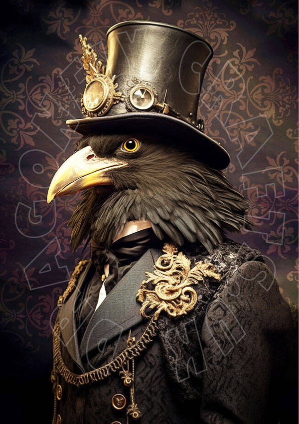 Mr Crow 3 Rice Paper