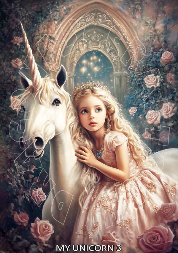 My Unicorn 3 Rice Paper
