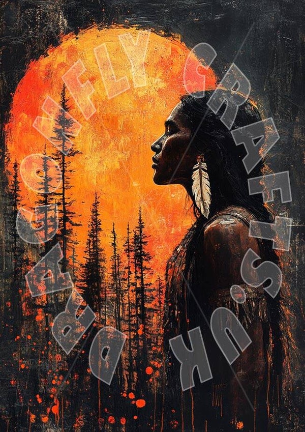 Native American 1 Rice Paper