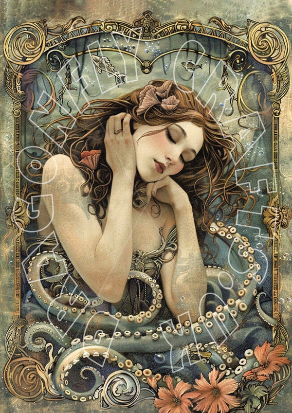 Nouveau Mermaid 2 Rice Paper