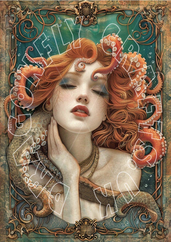 Nouveau Mermaid 6 Rice Paper