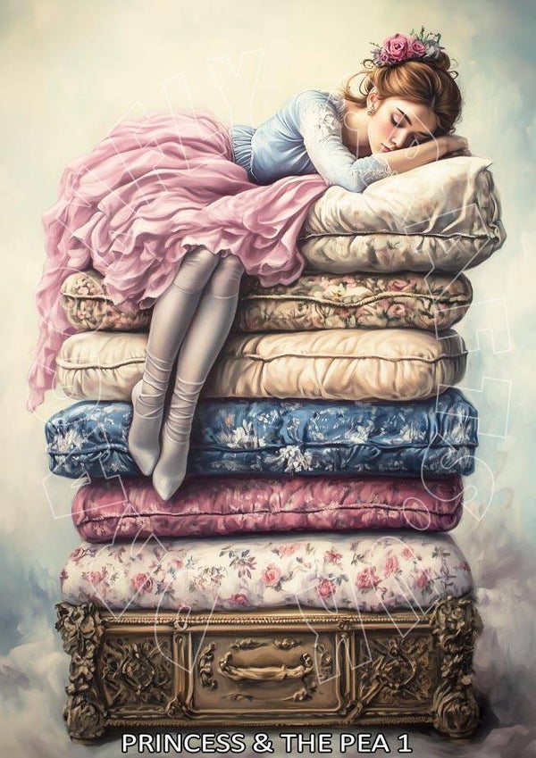Princess and the Pea 1 Rice Paper