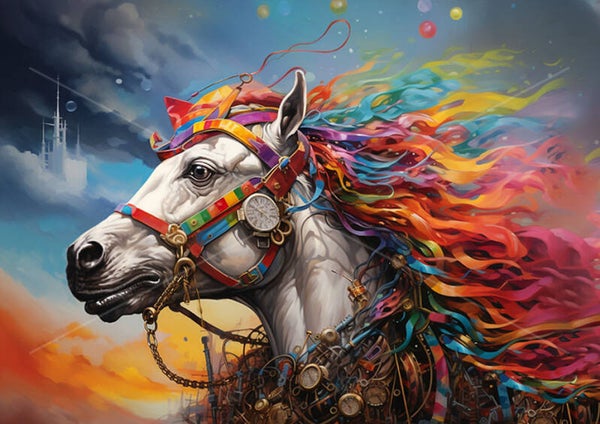 Rainbow Stallion 1 Rice Paper
