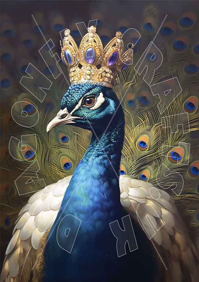 Royal Peacock Rice Paper