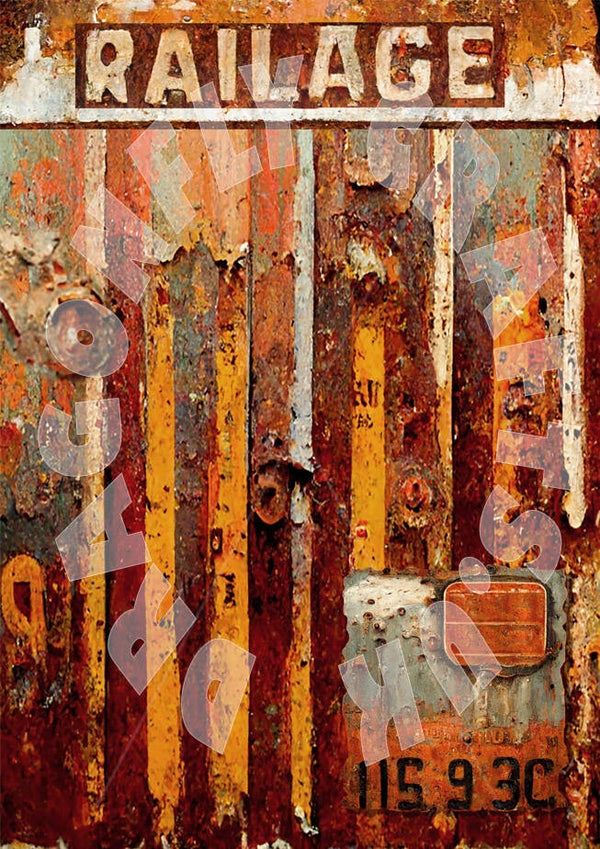 Rusty Loco 2 Rice Paper