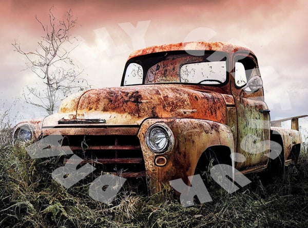 Rusty Pickup Rice Paper