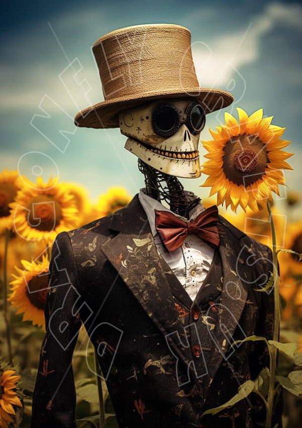 Scarecrow Bones 2 Rice Paper