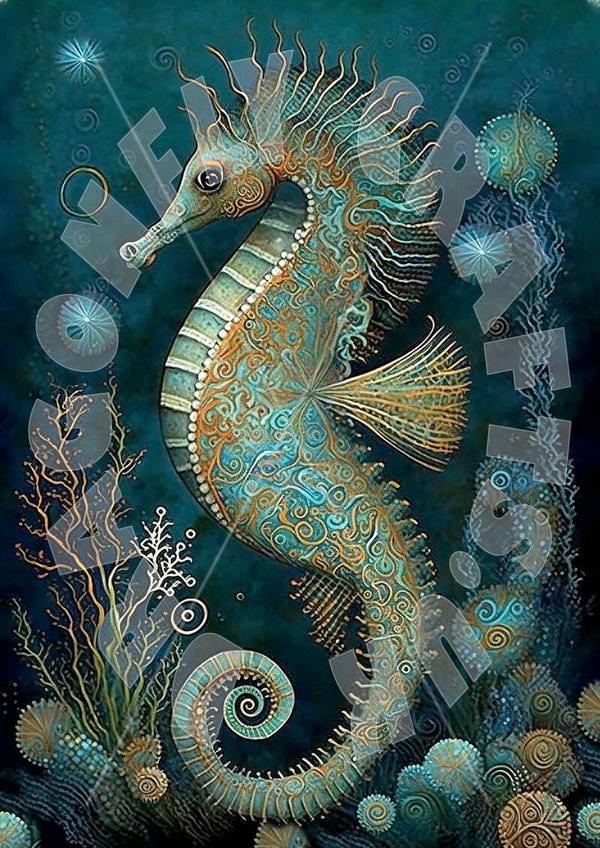 Seahorse 2 Rice Paper
