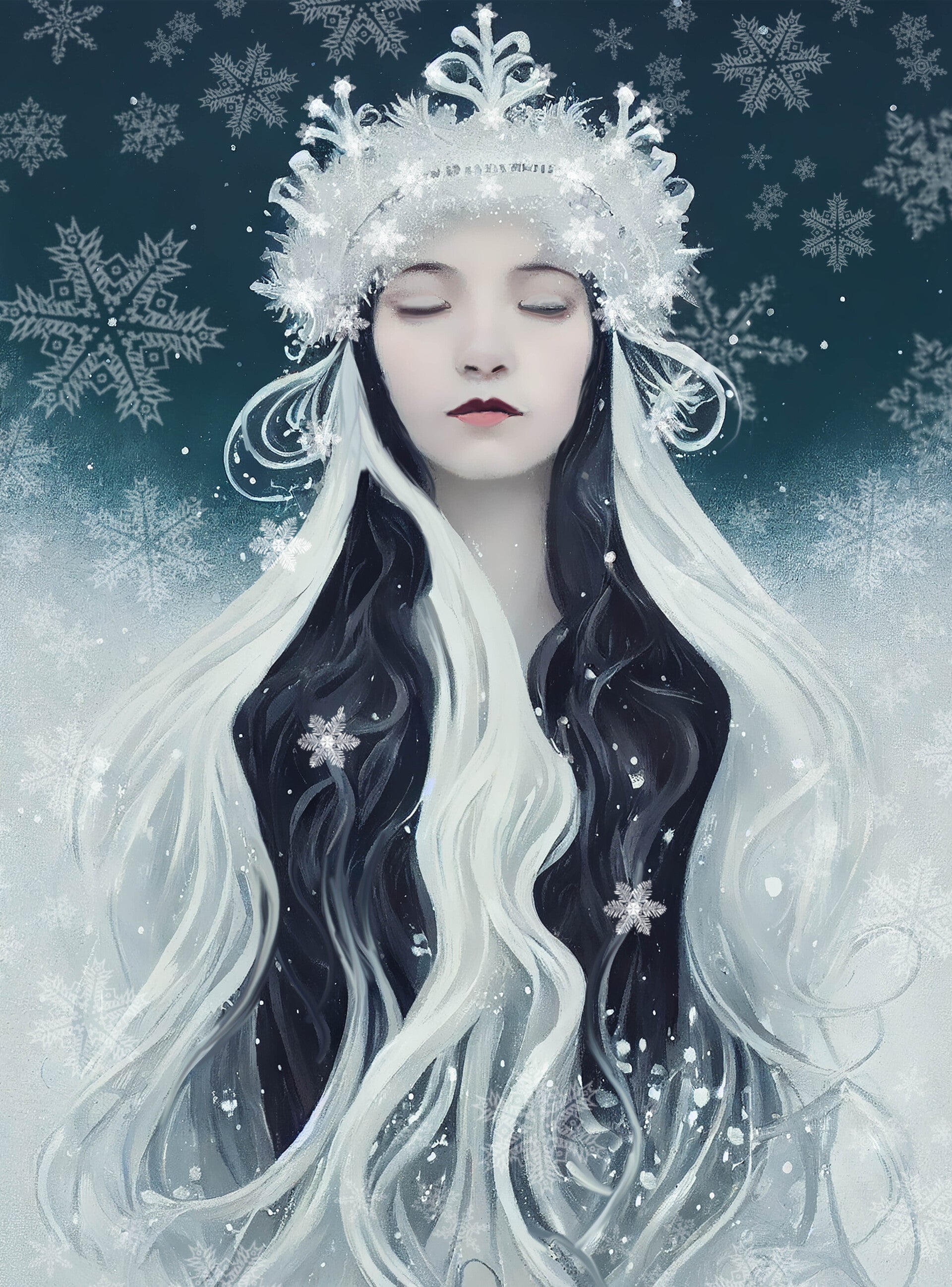 Snow Queen 1 Rice Paper
