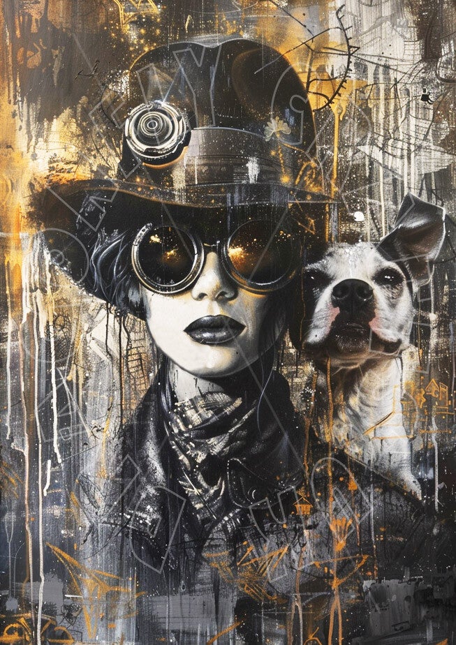 Steampunk Mistress 2 Rice Paper