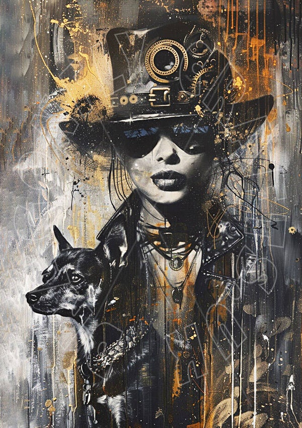 Steampunk Mistress 1 Rice Paper