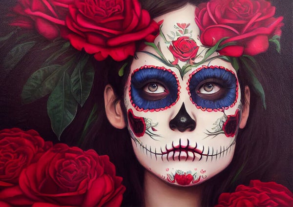 Sugar Skull 2 Rice Paper