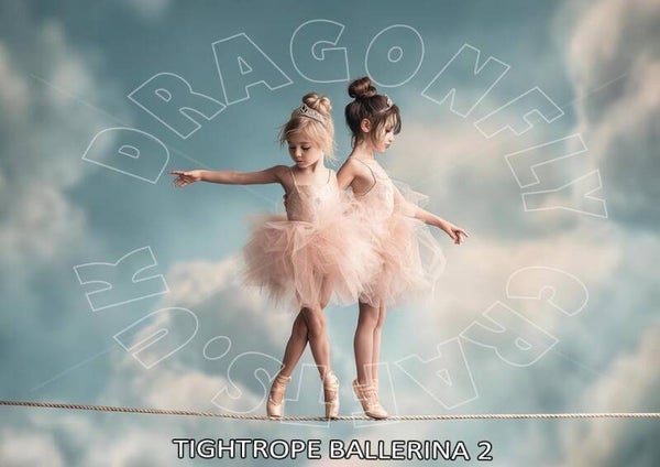 Tightrope Ballerina 2 Rice Paper
