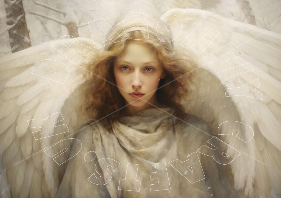 Winter Angel 8 Rice Paper
