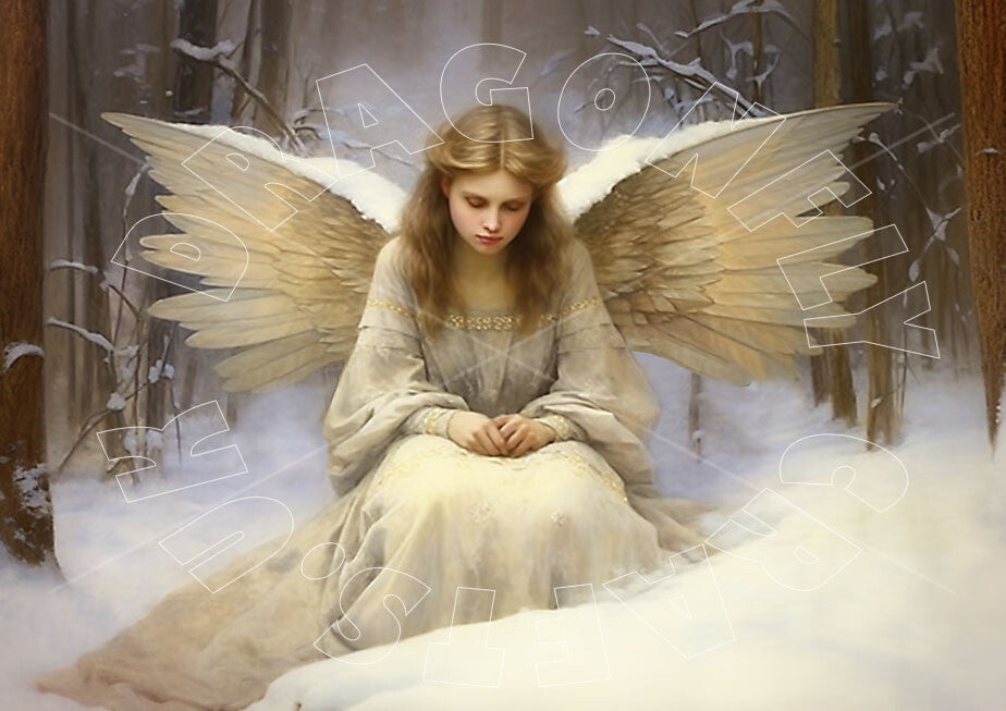 Winter Angel 9 Rice Paper