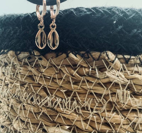 Earrings Seashells Rose-gold