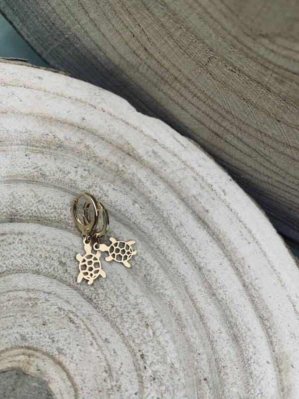 Earrings Turtles Gold