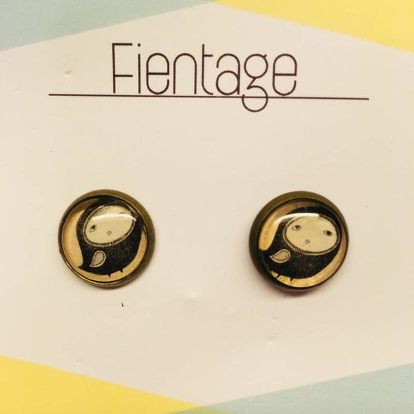 Oorbellen cabochon 62