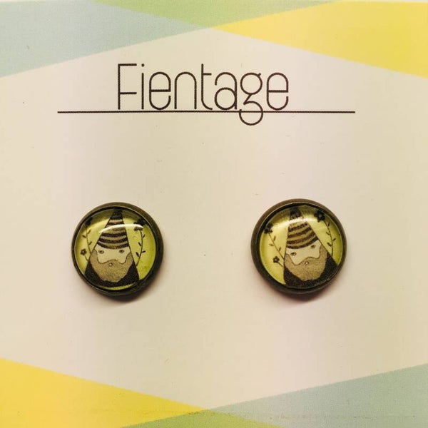 Oorbellen cabochon 88