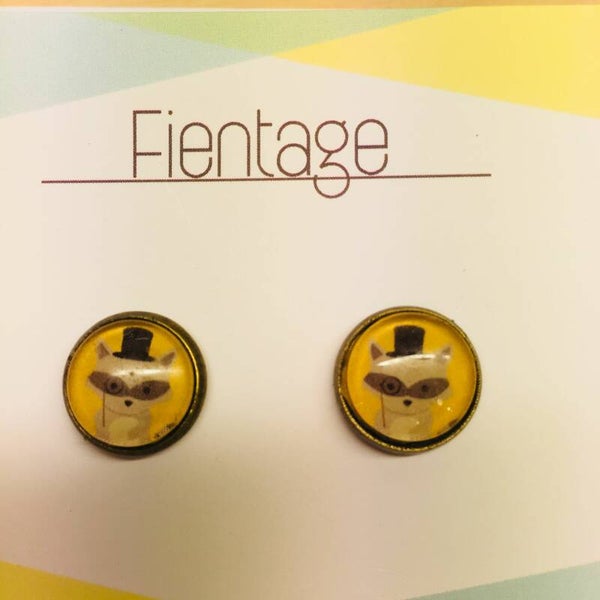 Oorbellen cabochon 93