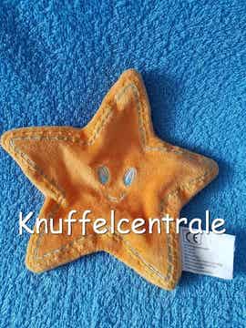 Zeeman ster knuffeldoek gezicht oranje knisper