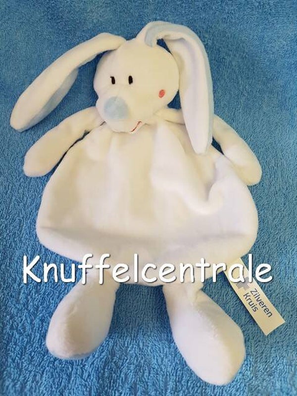 Natalis hond konijn Zilveren Kruis knuffeldoek * Nieuw