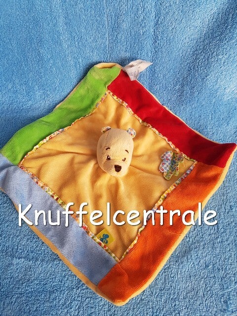 Winnie the Pooh knuffeldoek Disney Baby gekleurd