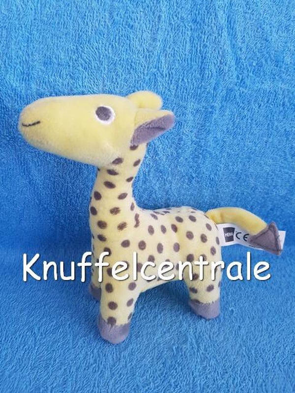 Hema giraf giraffe geel grijs